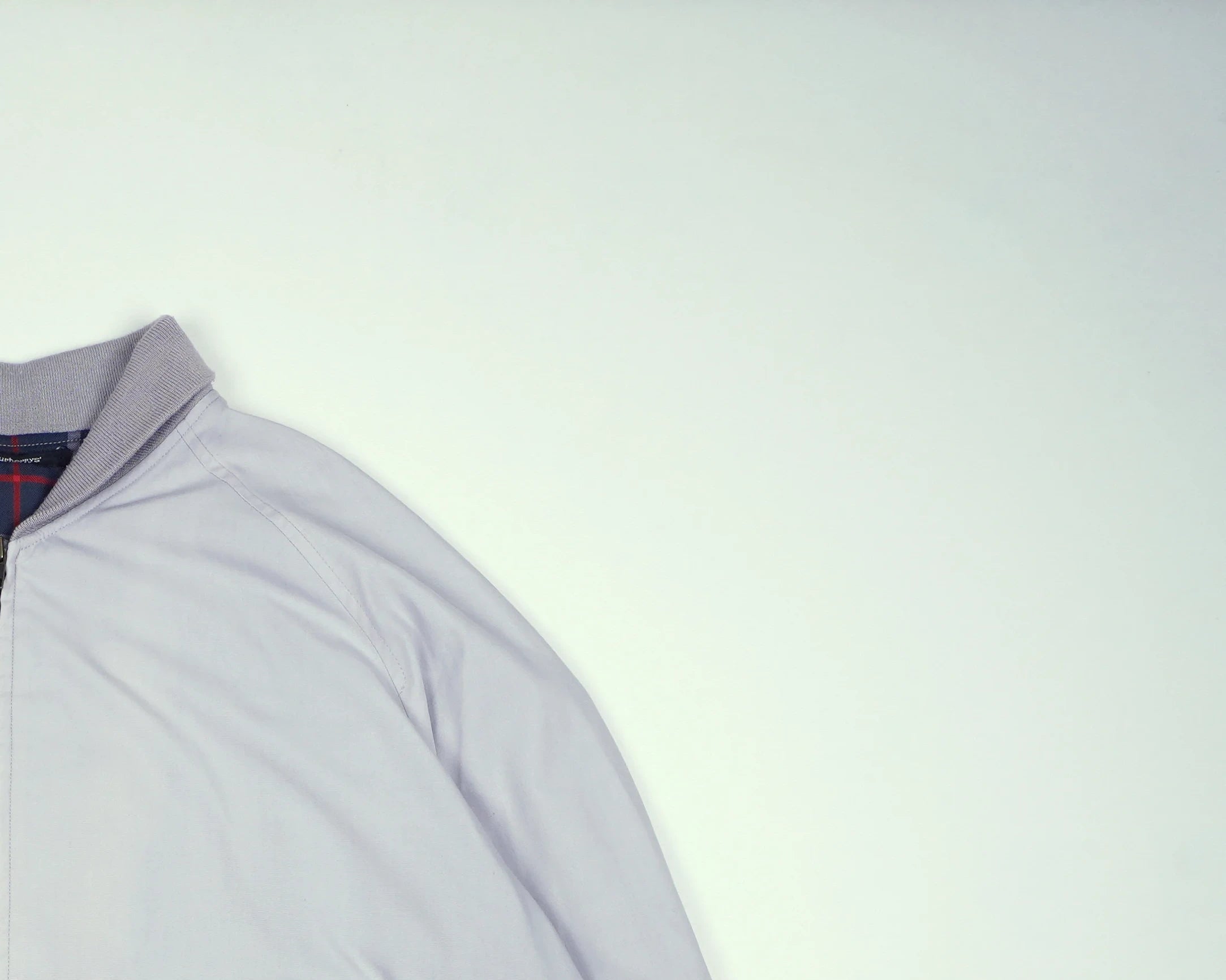 Burberry Blue Bomber Jacket M Polyester, Cotton