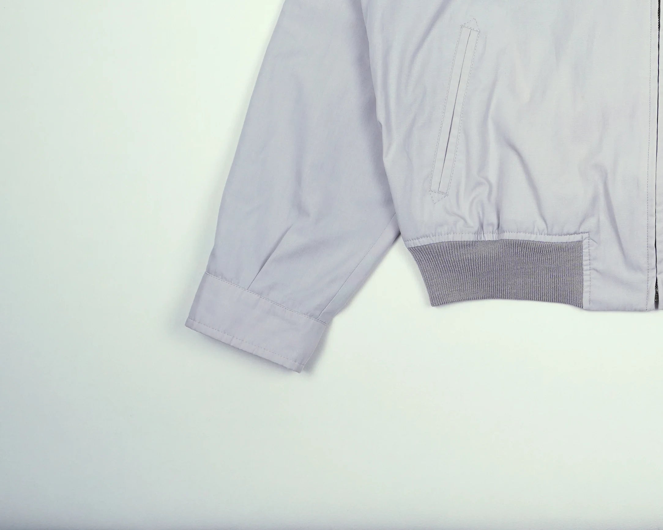 Burberry Blue Bomber Jacket M Polyester, Cotton