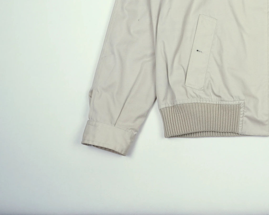 Burberry Beige Harrington Jacket M Polyester, Cotton