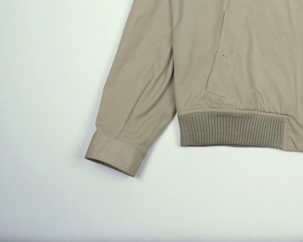 Burberry Beige Harrington Jacket M Polyester, Cotton