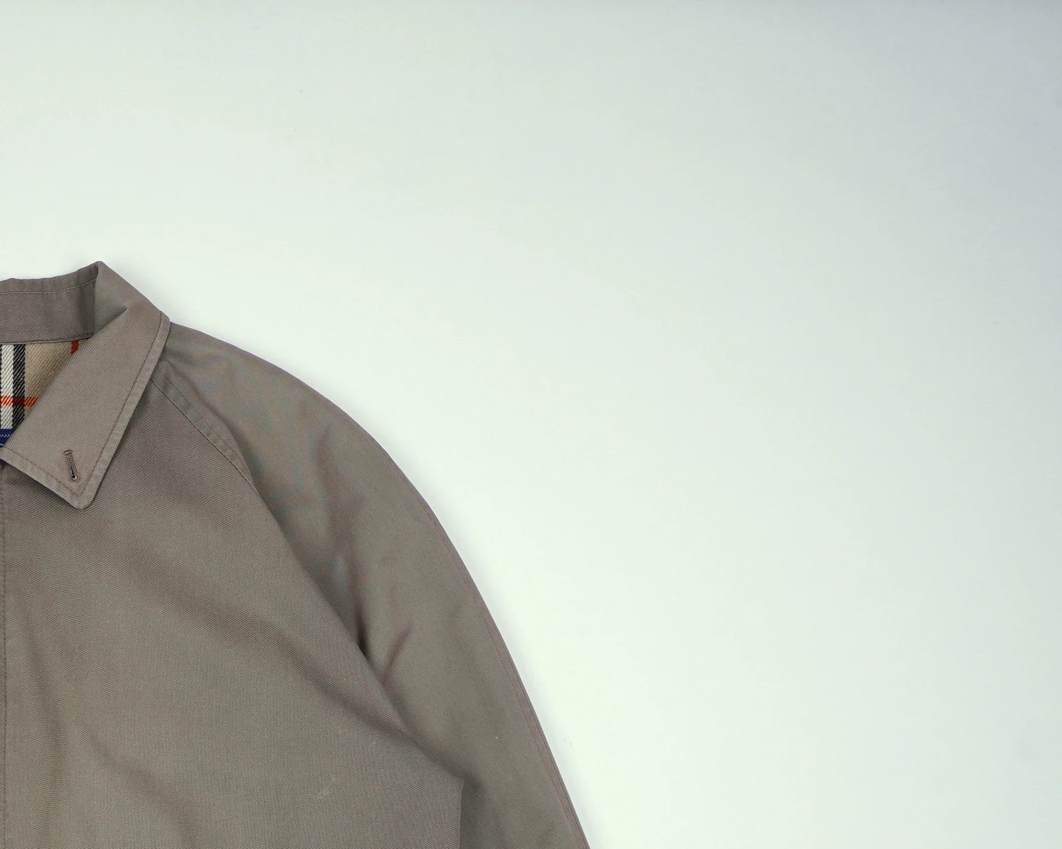 Burberry Green Harrington Jacket M Wool