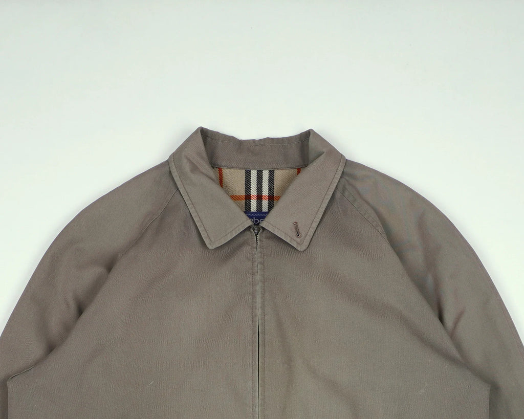 Burberry Green Harrington Jacket M Wool