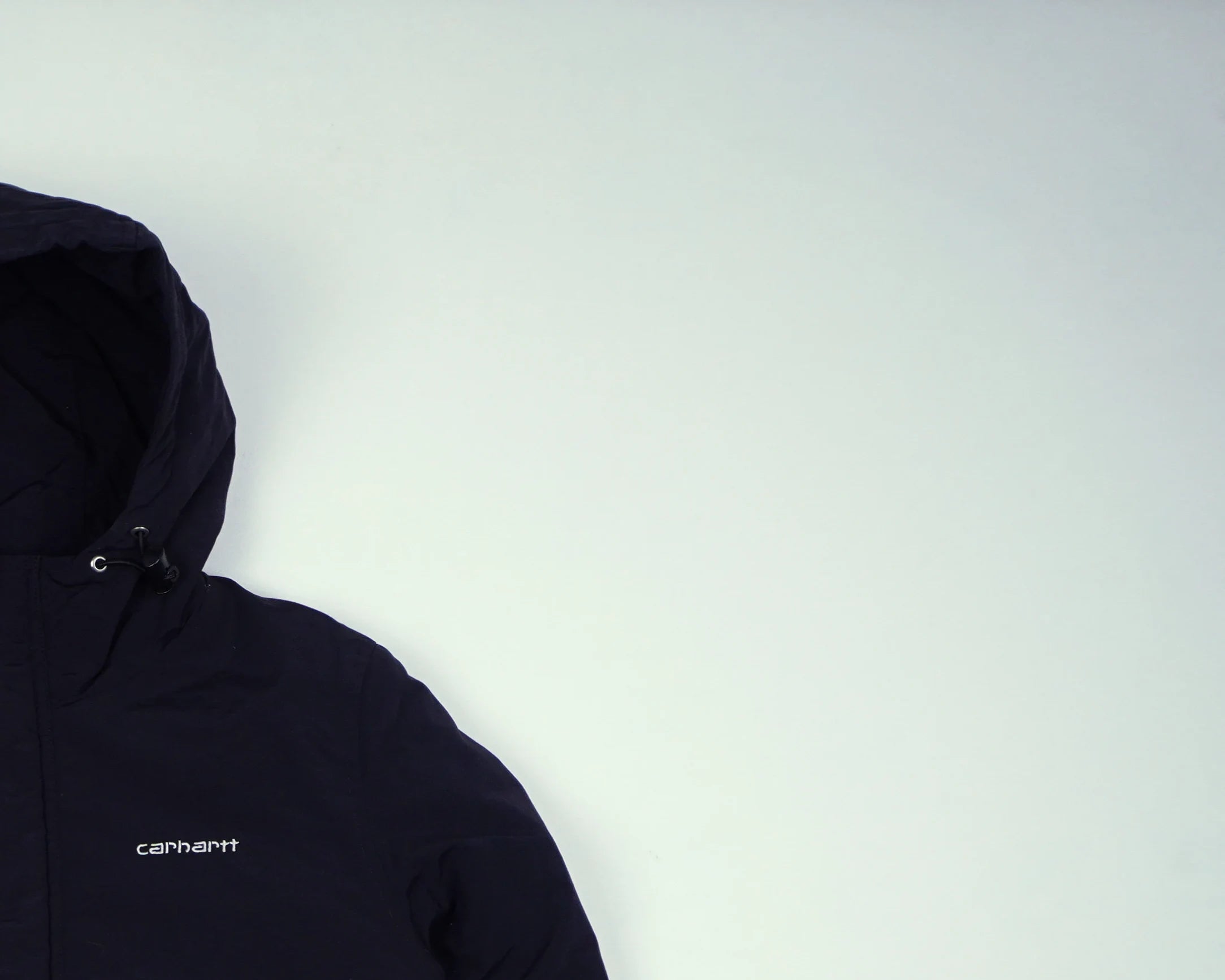 Carhartt Black Hooded Jacket XS Polyester