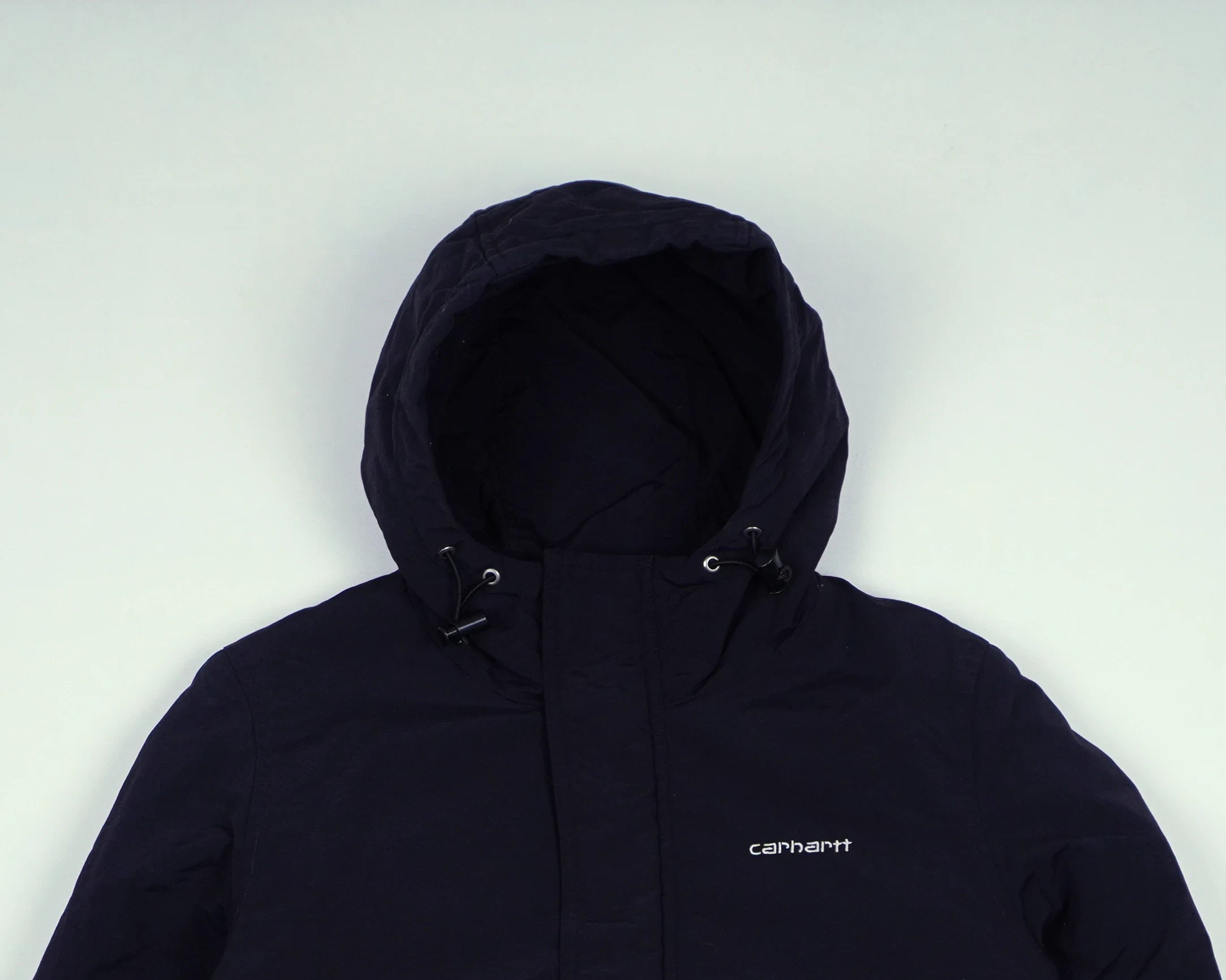 Carhartt Black Hooded Jacket XS Polyester
