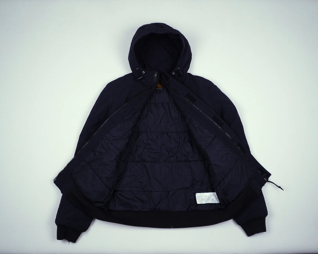 Carhartt Black Hooded Jacket XS Polyester