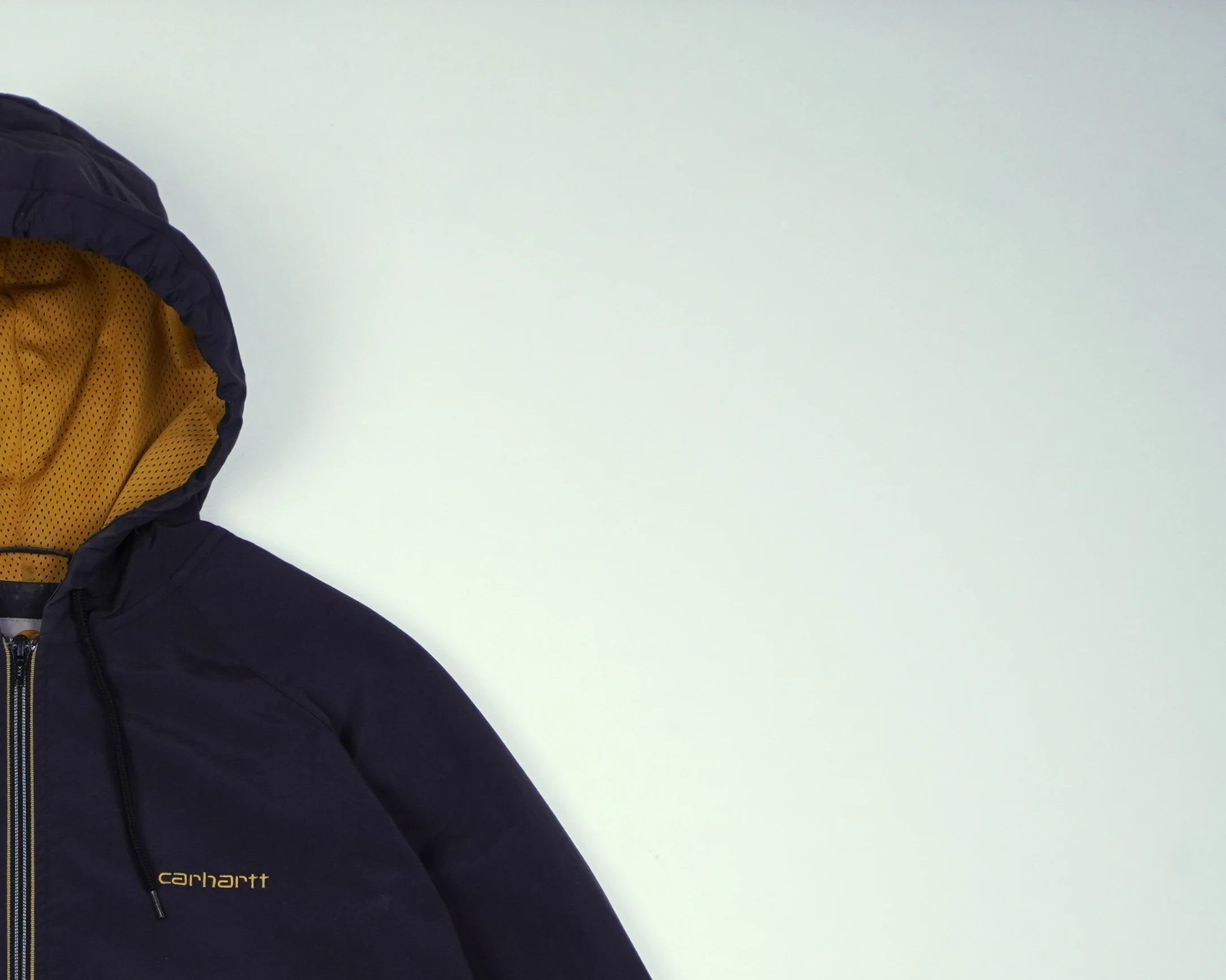 Carhartt Black Hooded Jacket M Polyester