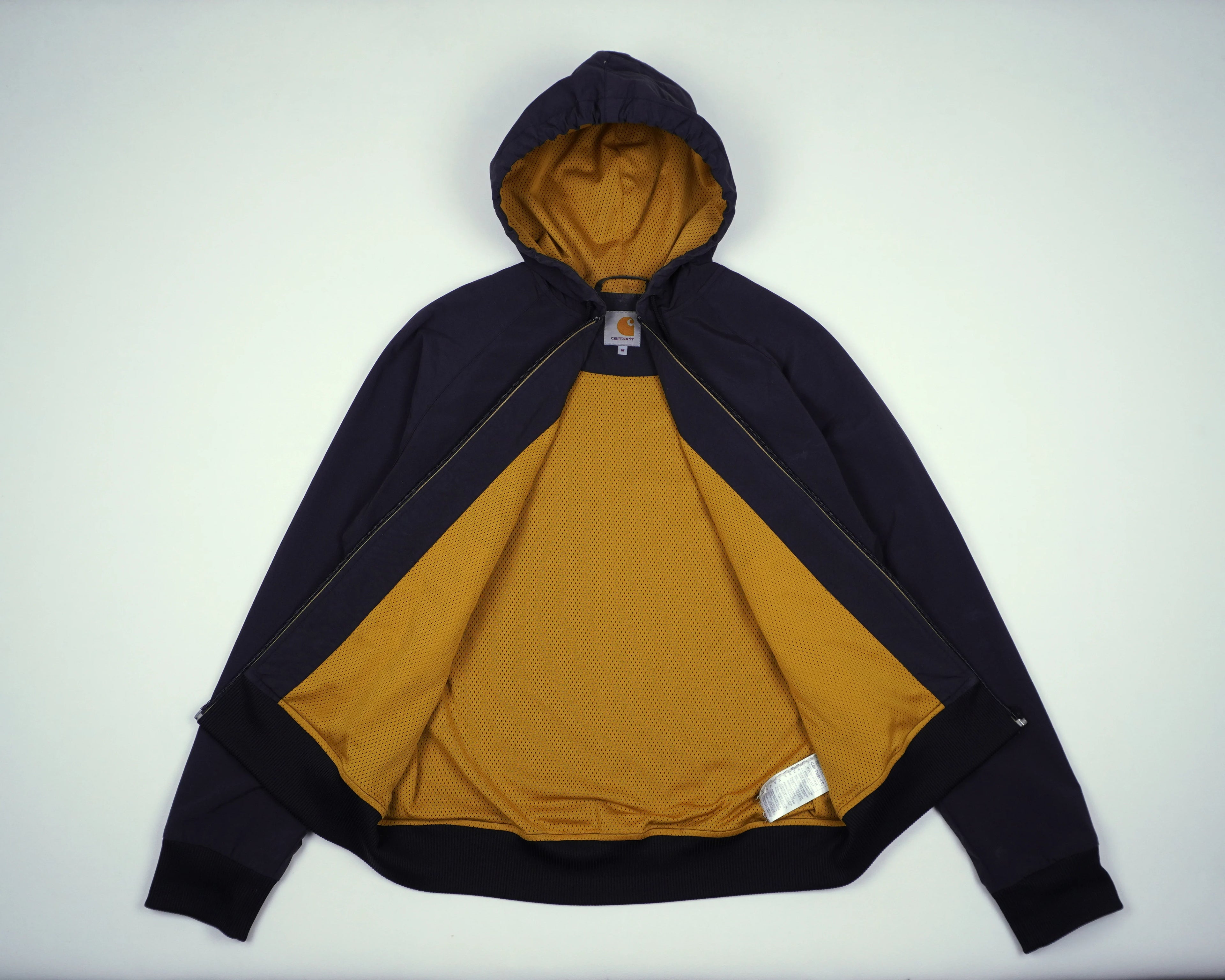 Carhartt Black Hooded Jacket M Polyester