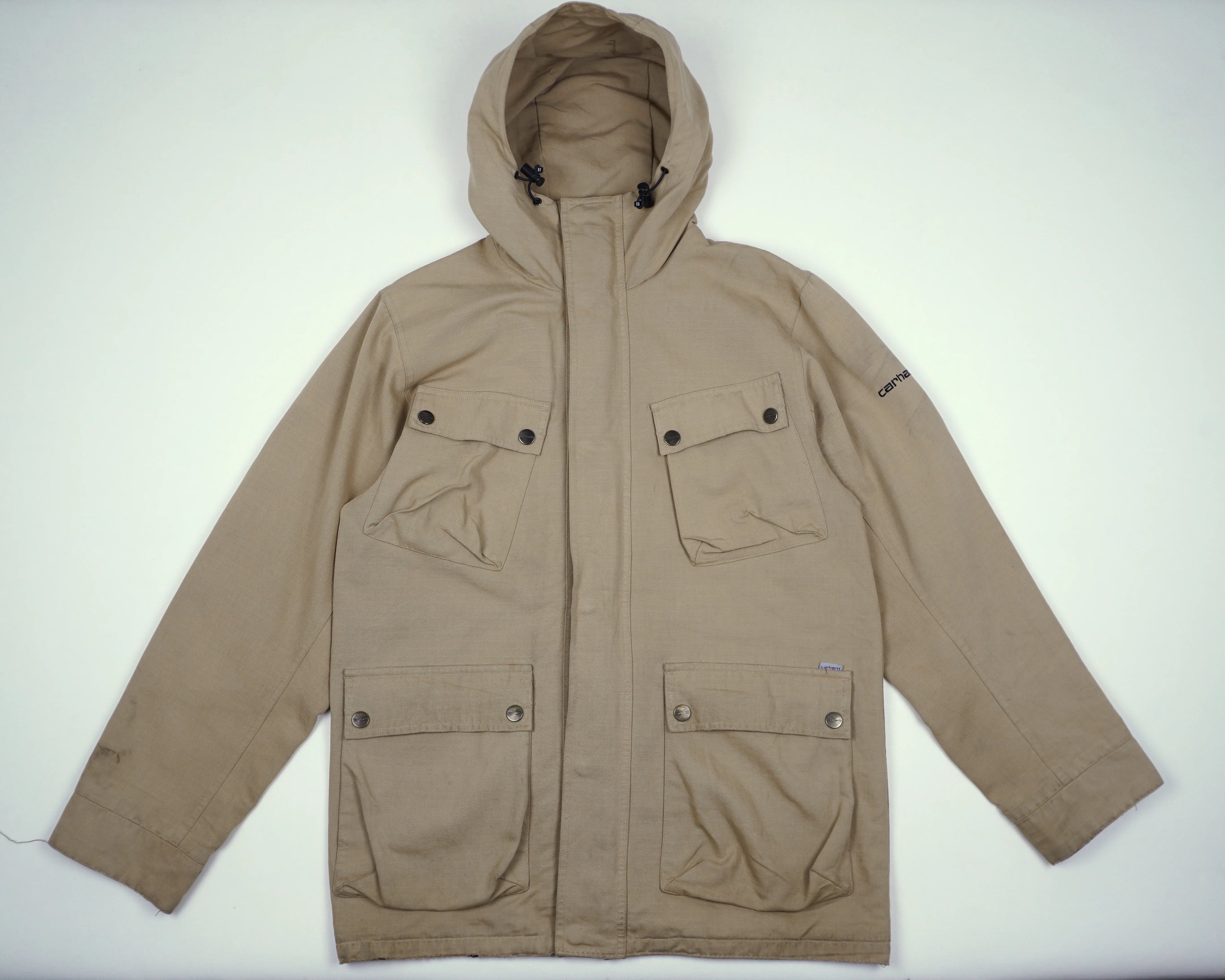 Carhartt Beige Parka M Canvas