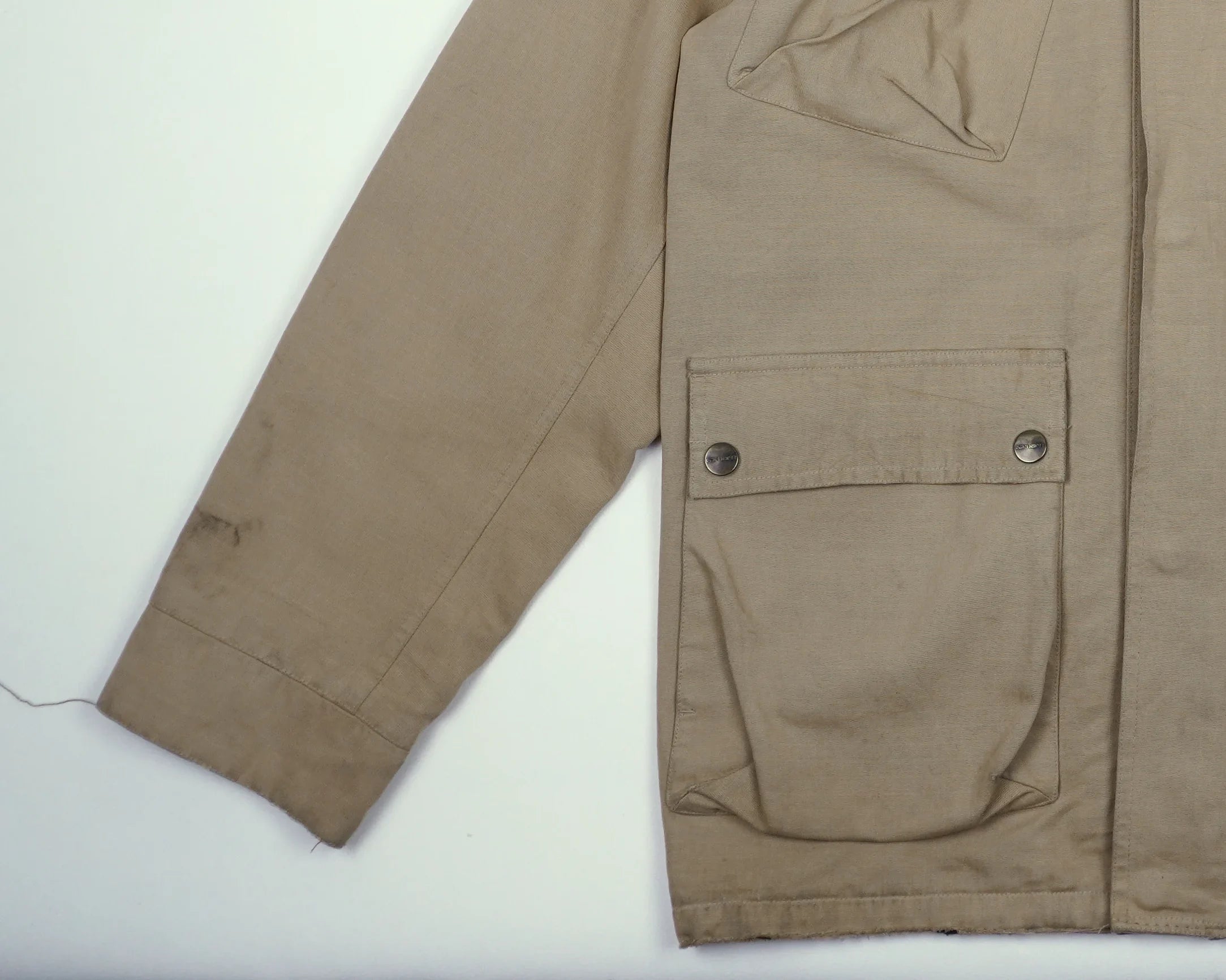 Carhartt Beige Parka M Canvas