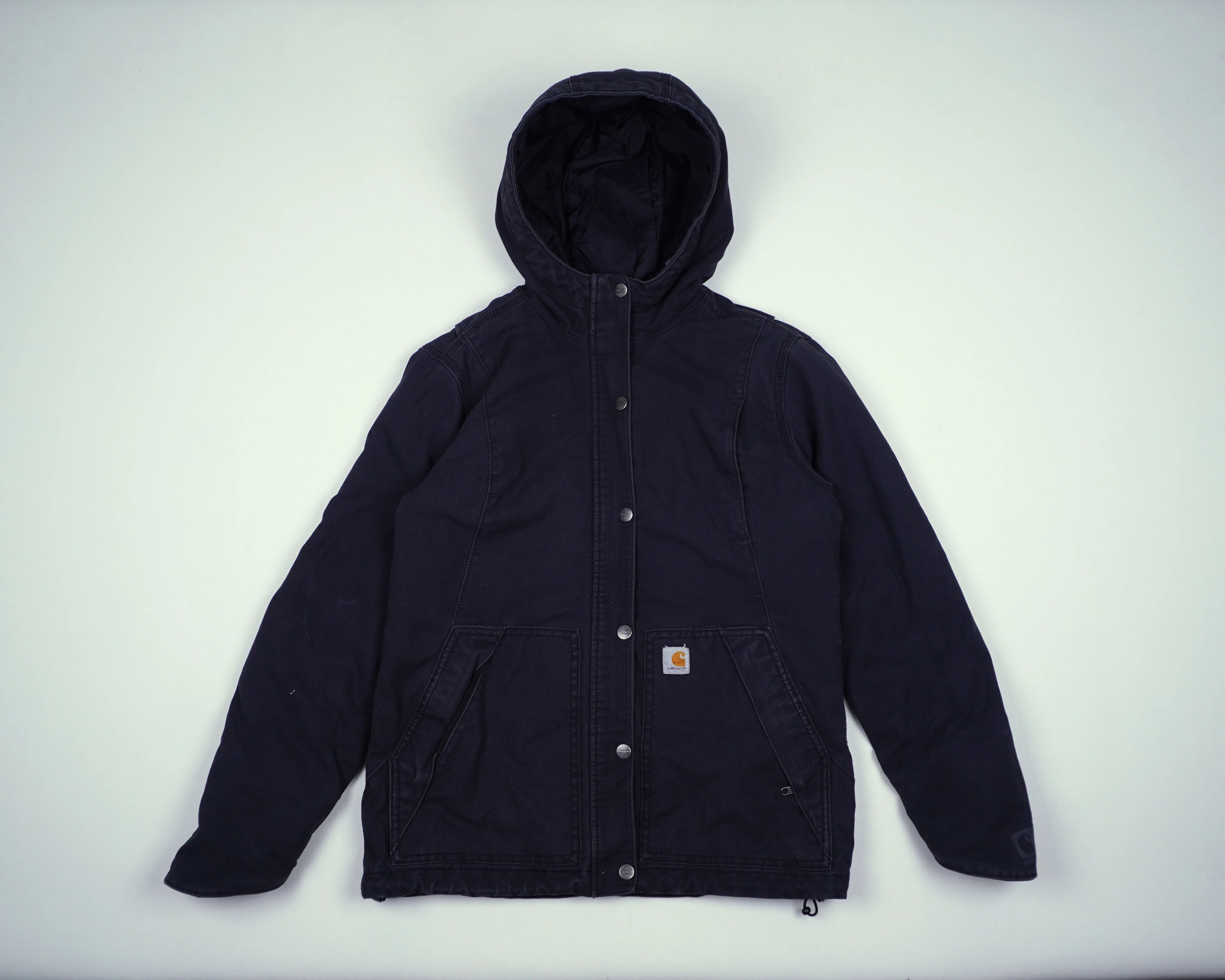 Carhartt Black Hooded Jacket 3XS Canvas