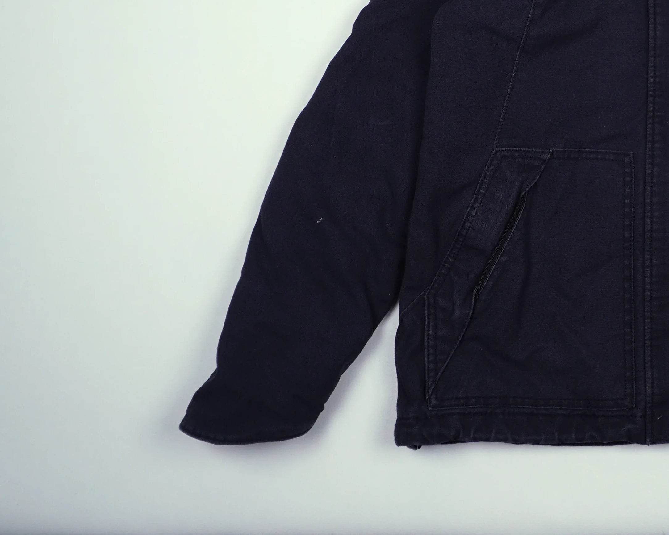 Carhartt Black Hooded Jacket 3XS Canvas