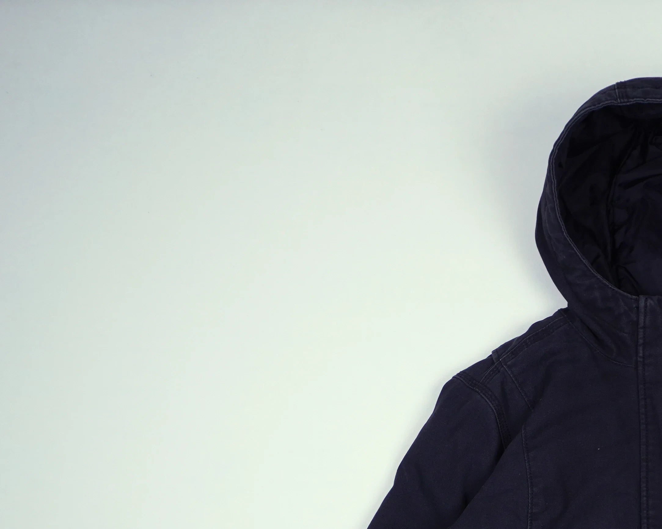 Carhartt Black Hooded Jacket 3XS Canvas