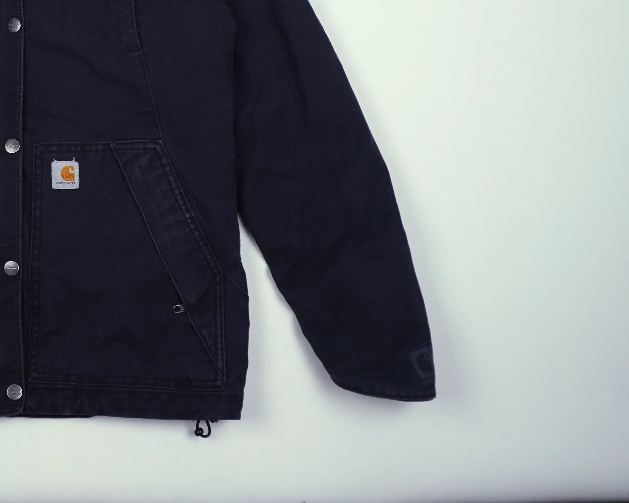 Carhartt Black Hooded Jacket 3XS Canvas