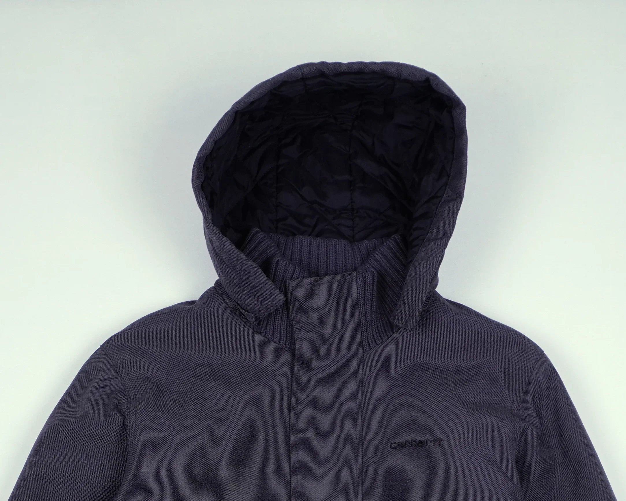 Carhartt Grey Hooded Jacket S Polyester