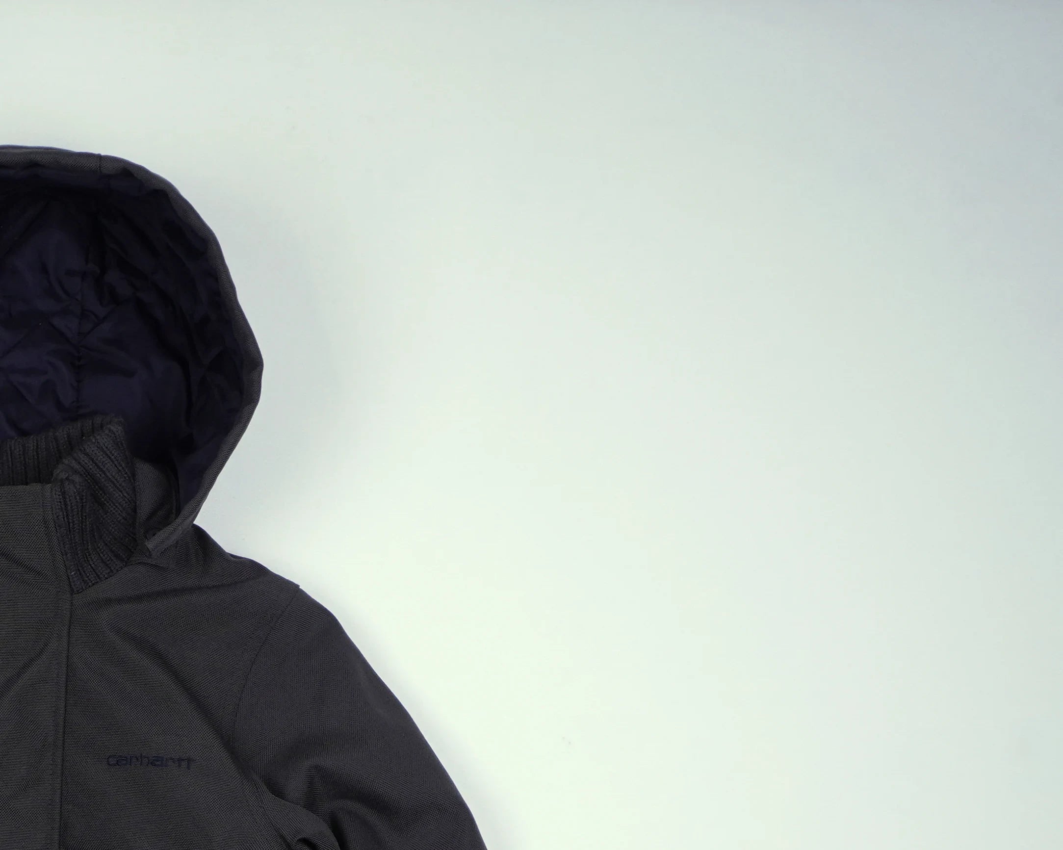 Carhartt Black Hooded Bomber Jacket XXS Polyester