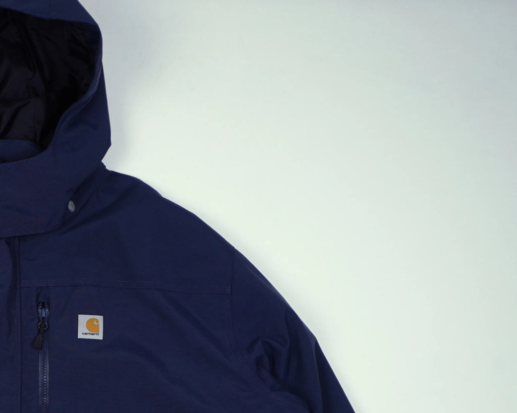 Carhartt Navy Hooded Parka XXL Nylon