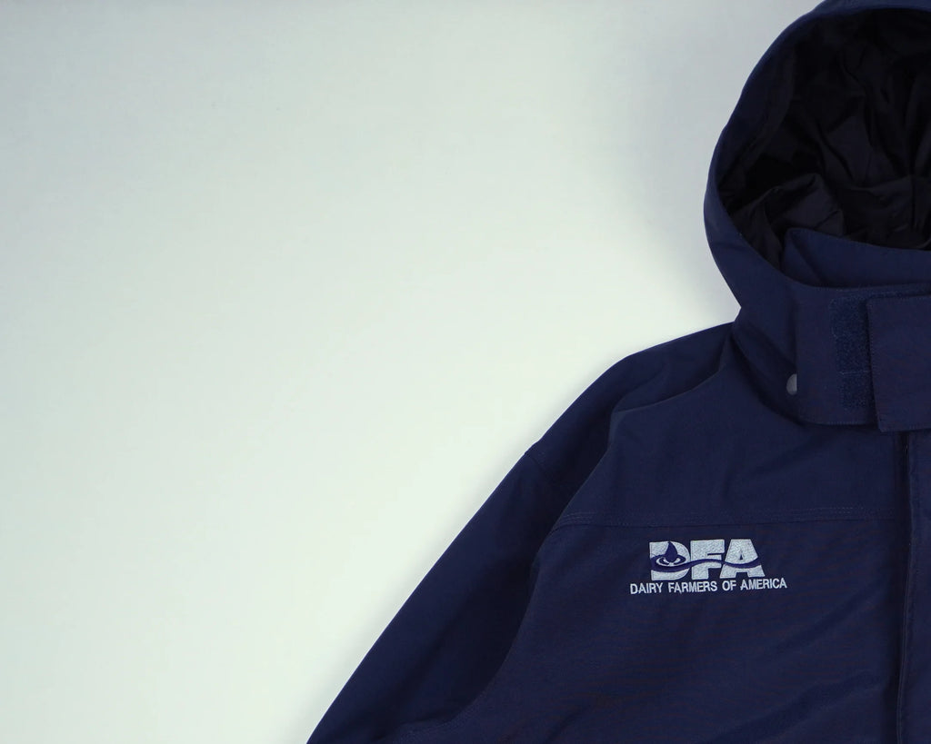 Carhartt Navy Hooded Parka XXL Nylon