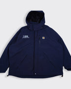 Carhartt Navy Hooded Parka - XXL