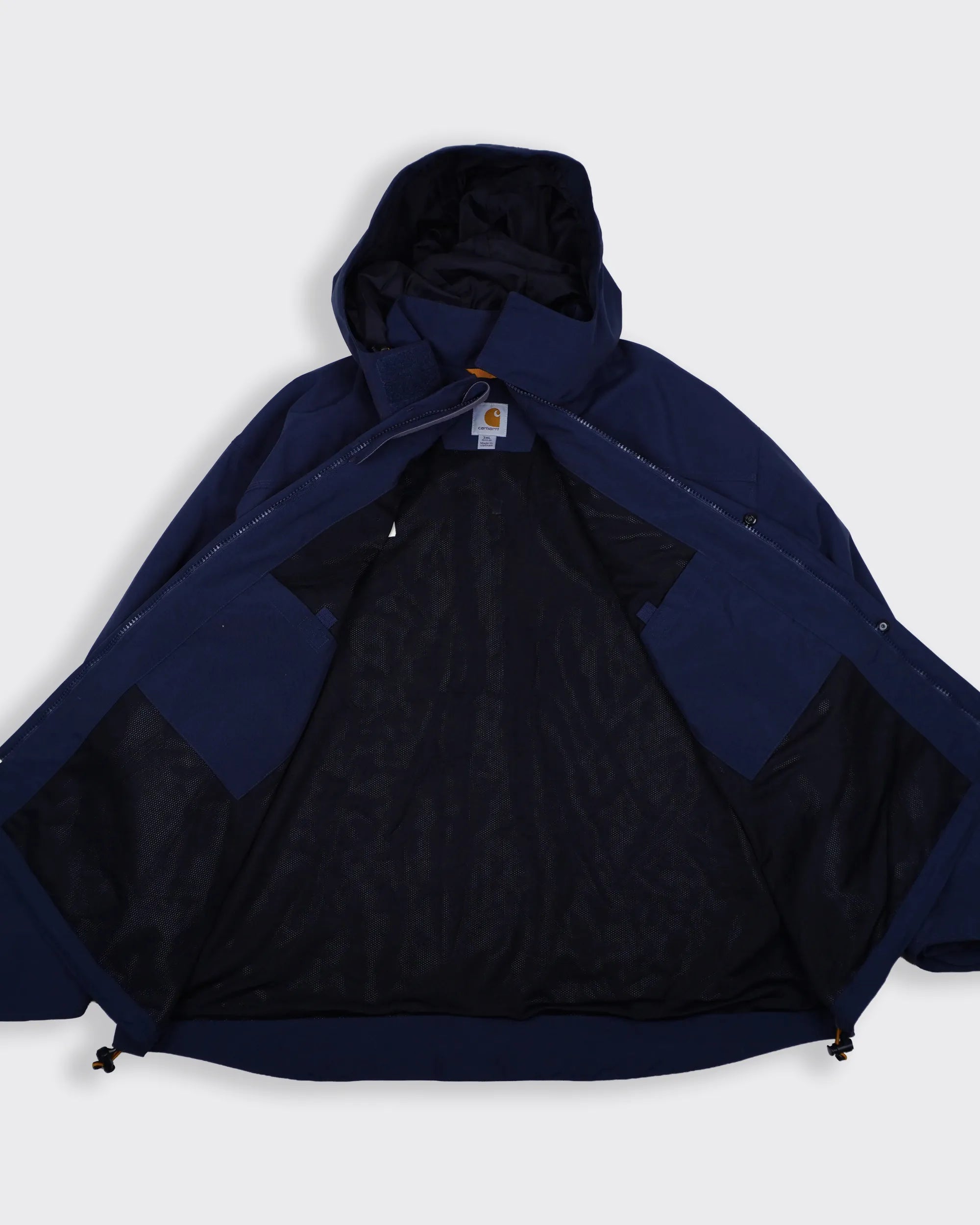 Carhartt Navy Hooded Parka - XXL