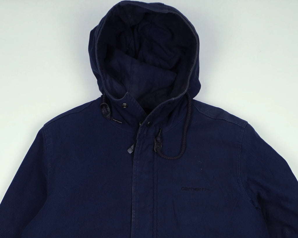 Carhartt Navy Parka Jacket S Cotton