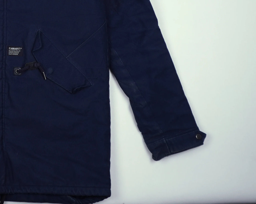 Carhartt Navy Parka Jacket S Cotton