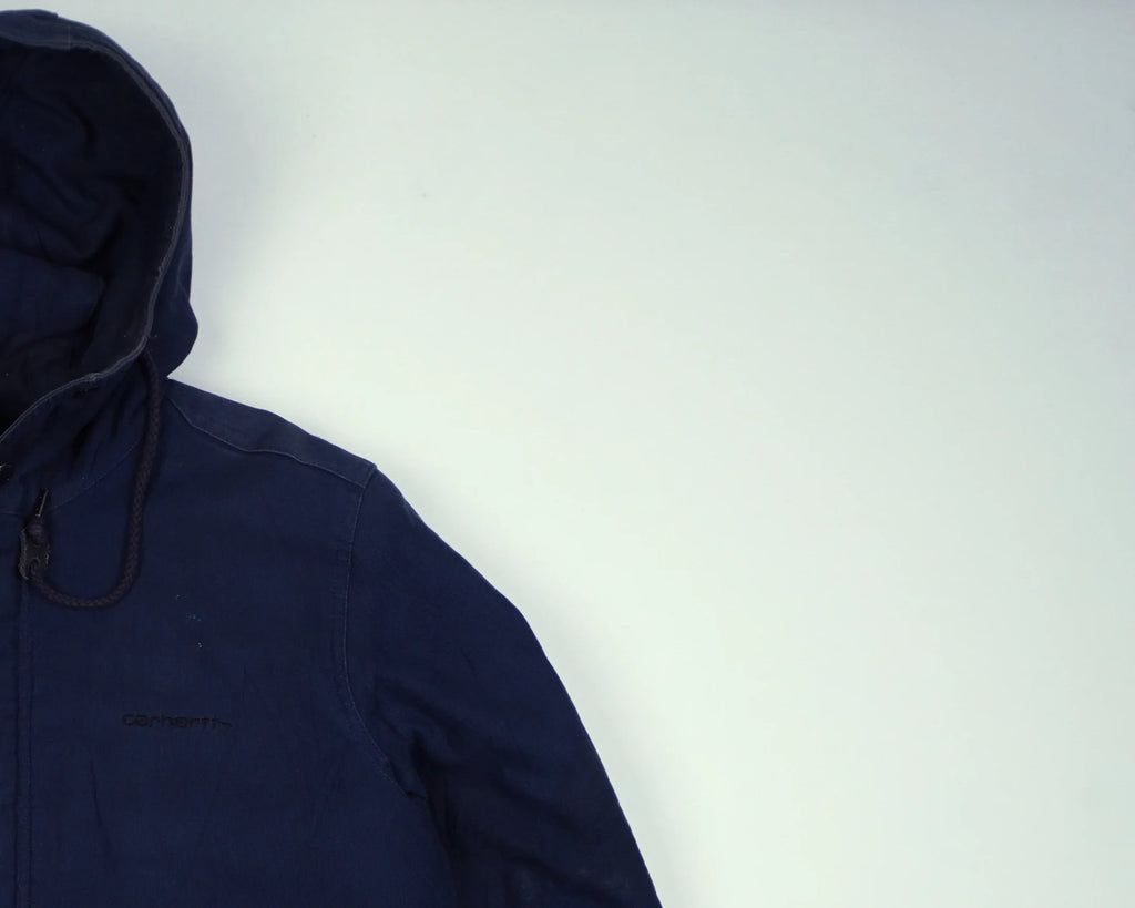 Carhartt Navy Parka Jacket S Cotton