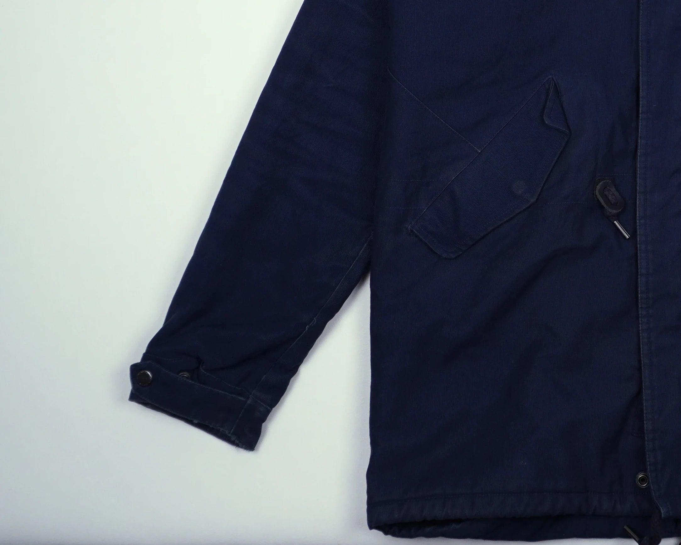 Carhartt Navy Parka Jacket S Cotton