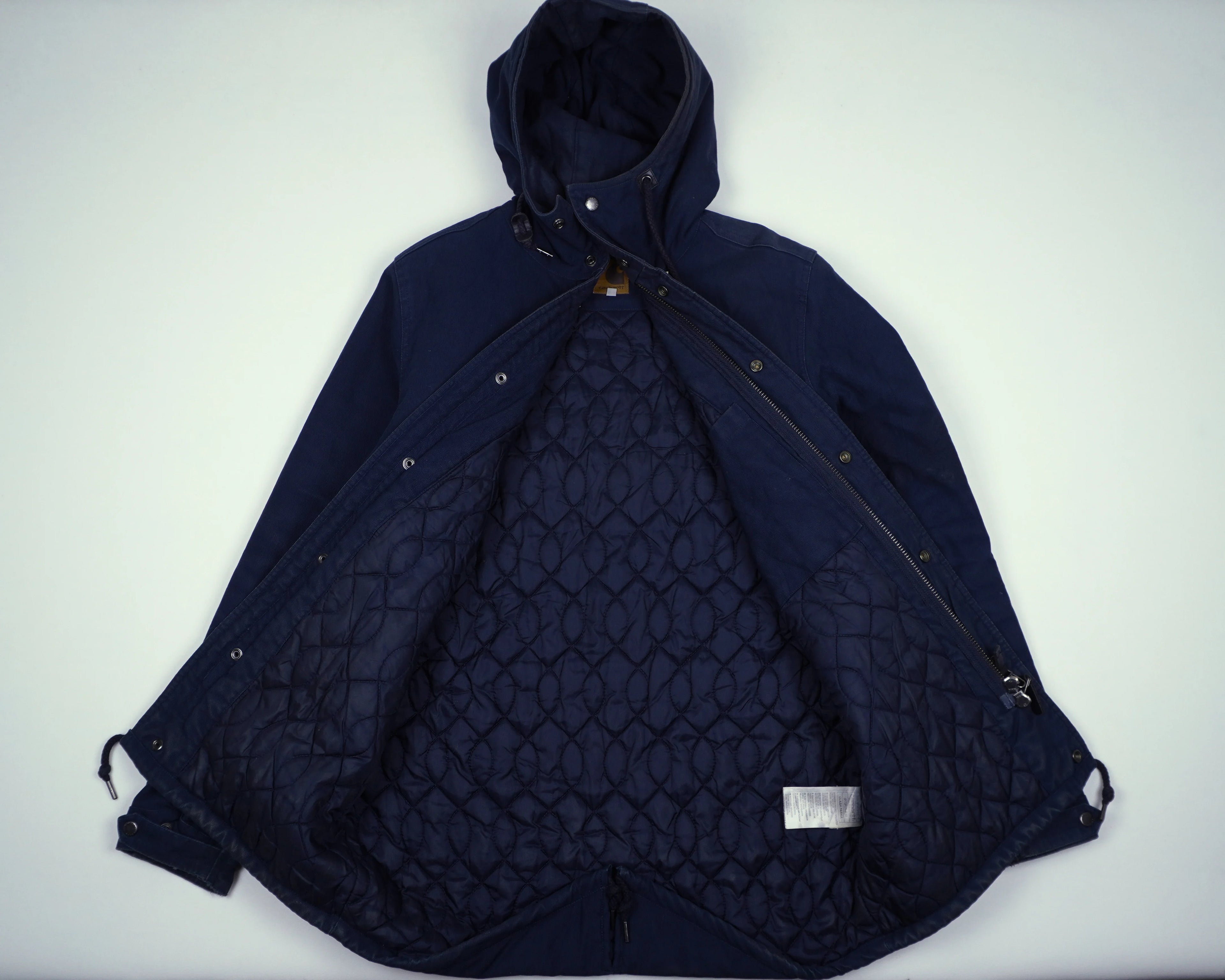 Carhartt Navy Parka Jacket S Cotton