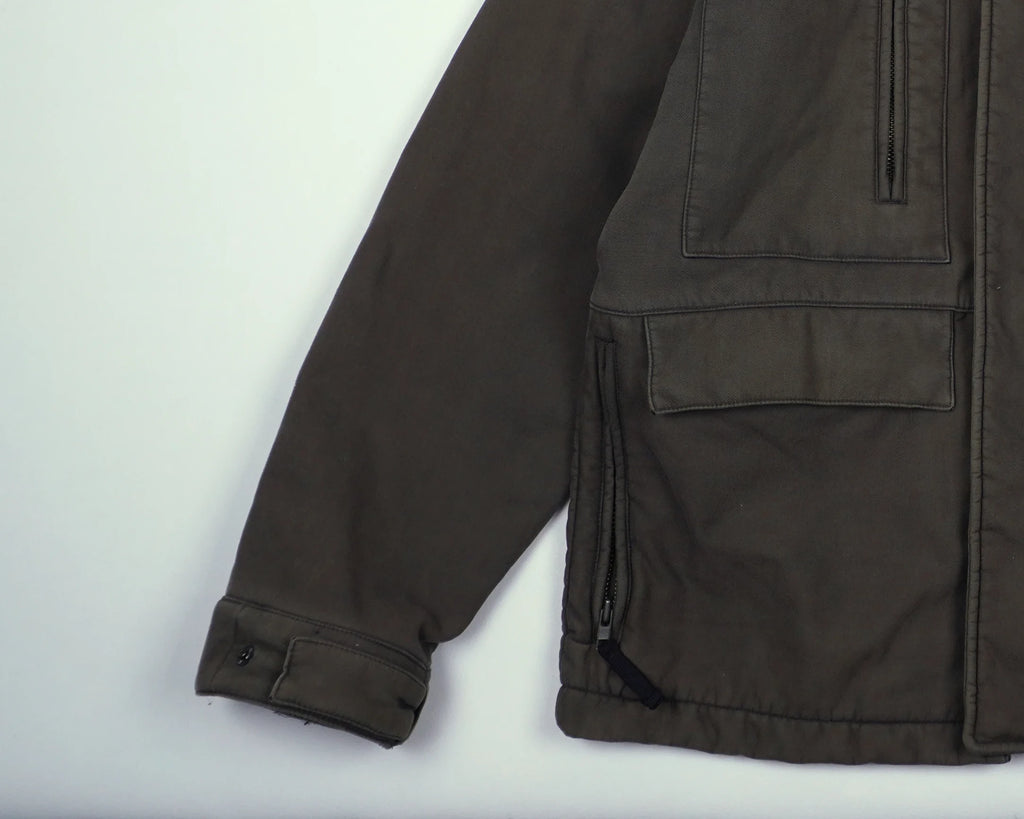 Carhartt Brown Hooded Jacket M Cotton