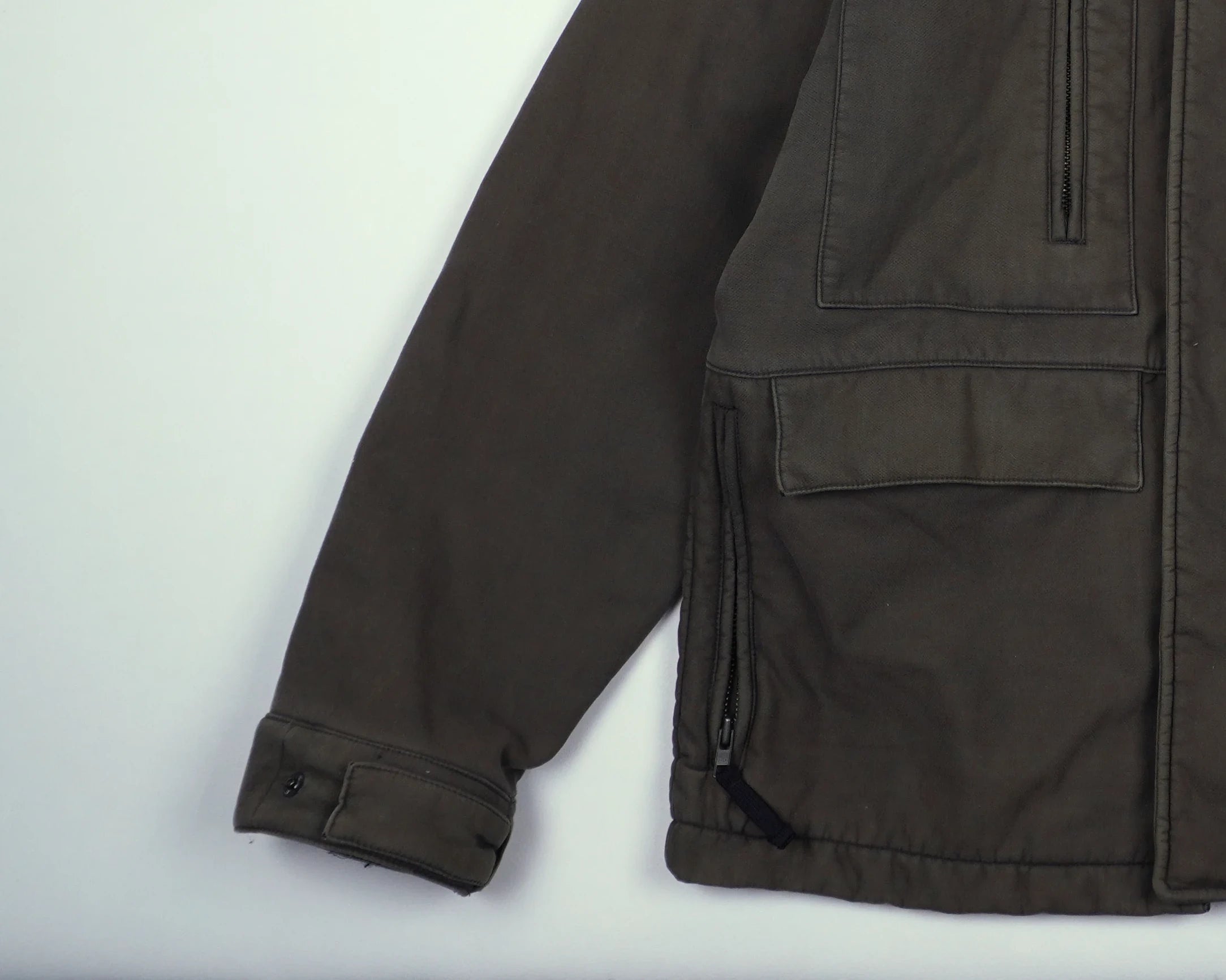 Carhartt Brown Hooded Jacket M Cotton