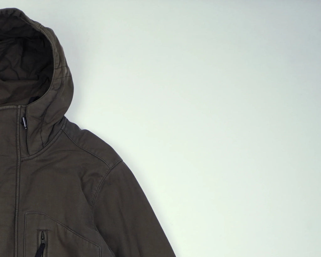 Carhartt Brown Hooded Jacket M Cotton