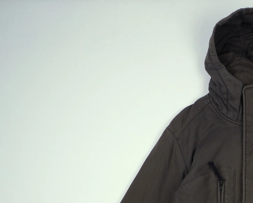 Carhartt Brown Hooded Jacket M Cotton