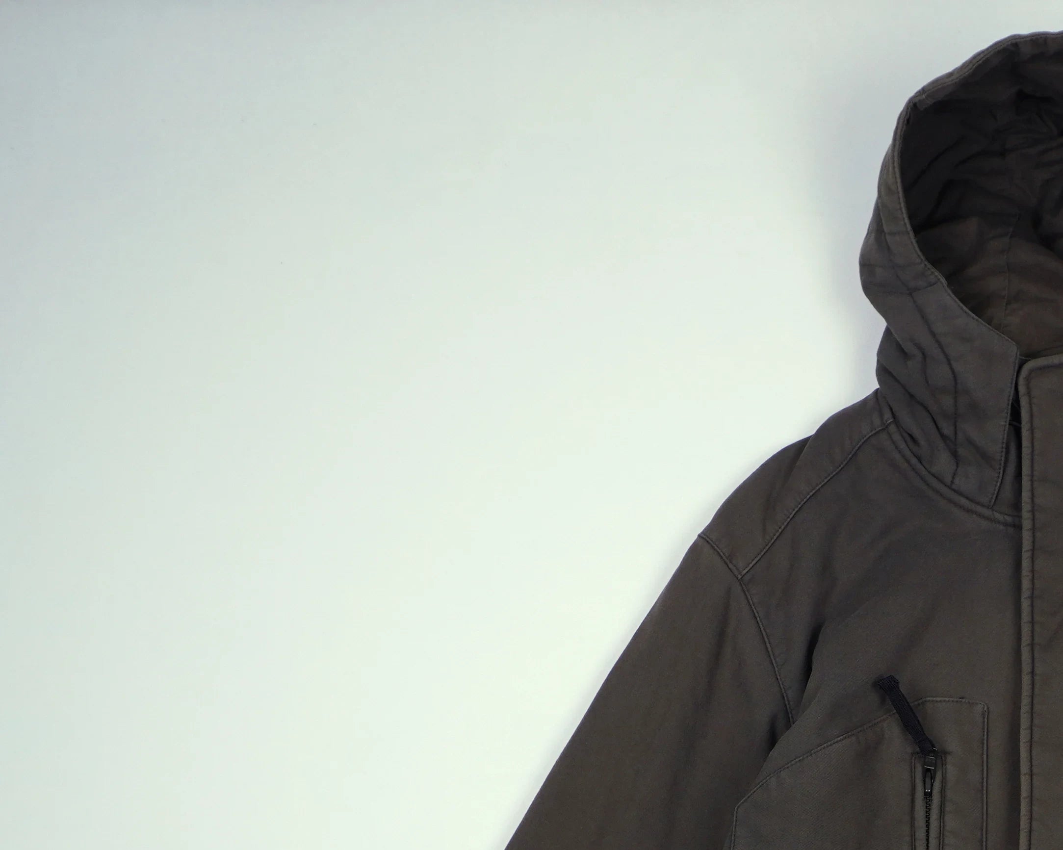 Carhartt Brown Hooded Jacket M Cotton