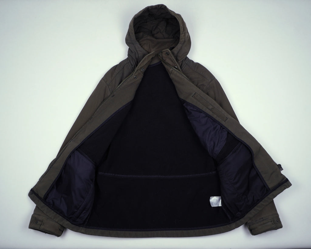 Carhartt Brown Hooded Jacket M Cotton