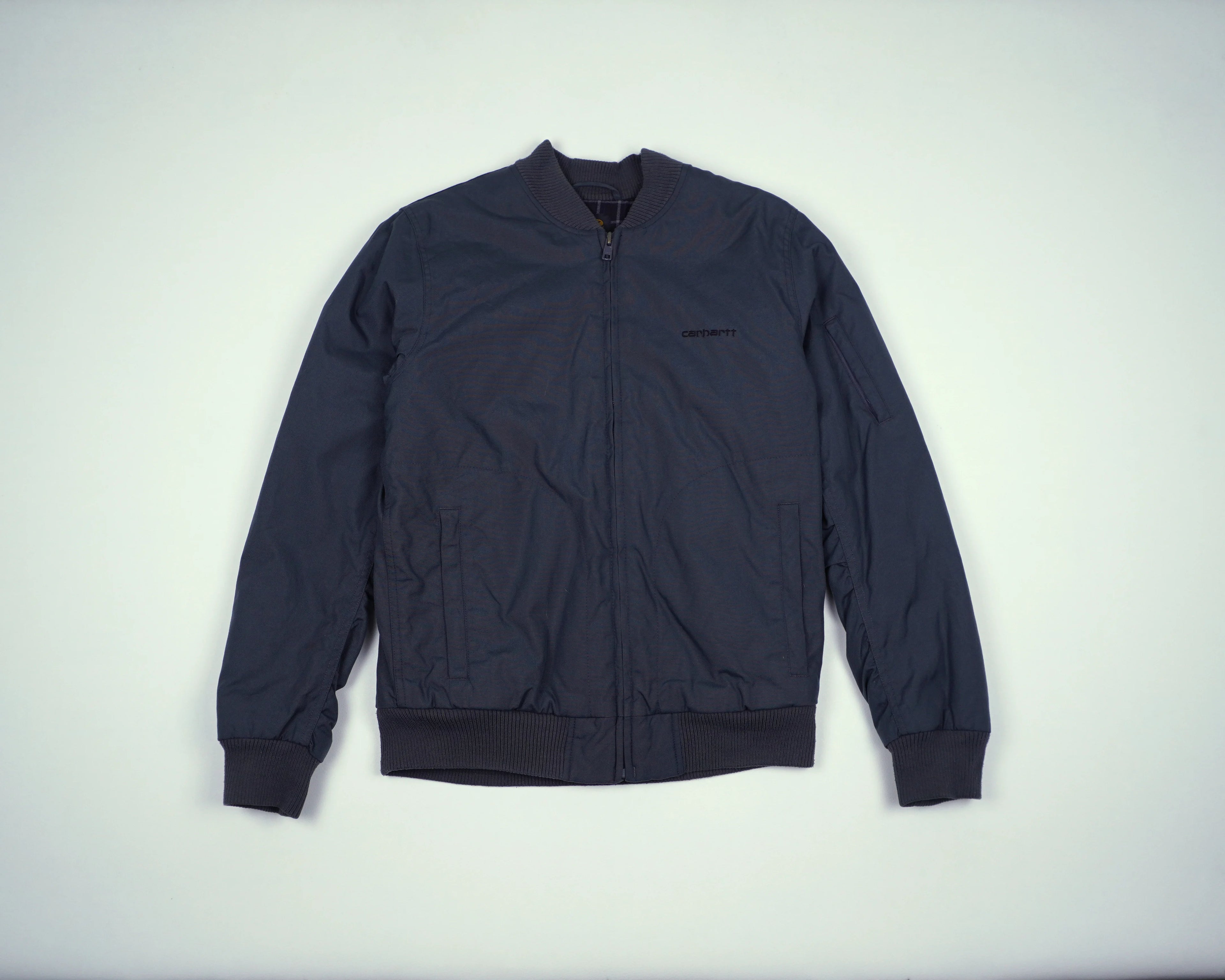 Carhartt Grey Bomber Jacket XS Polyester