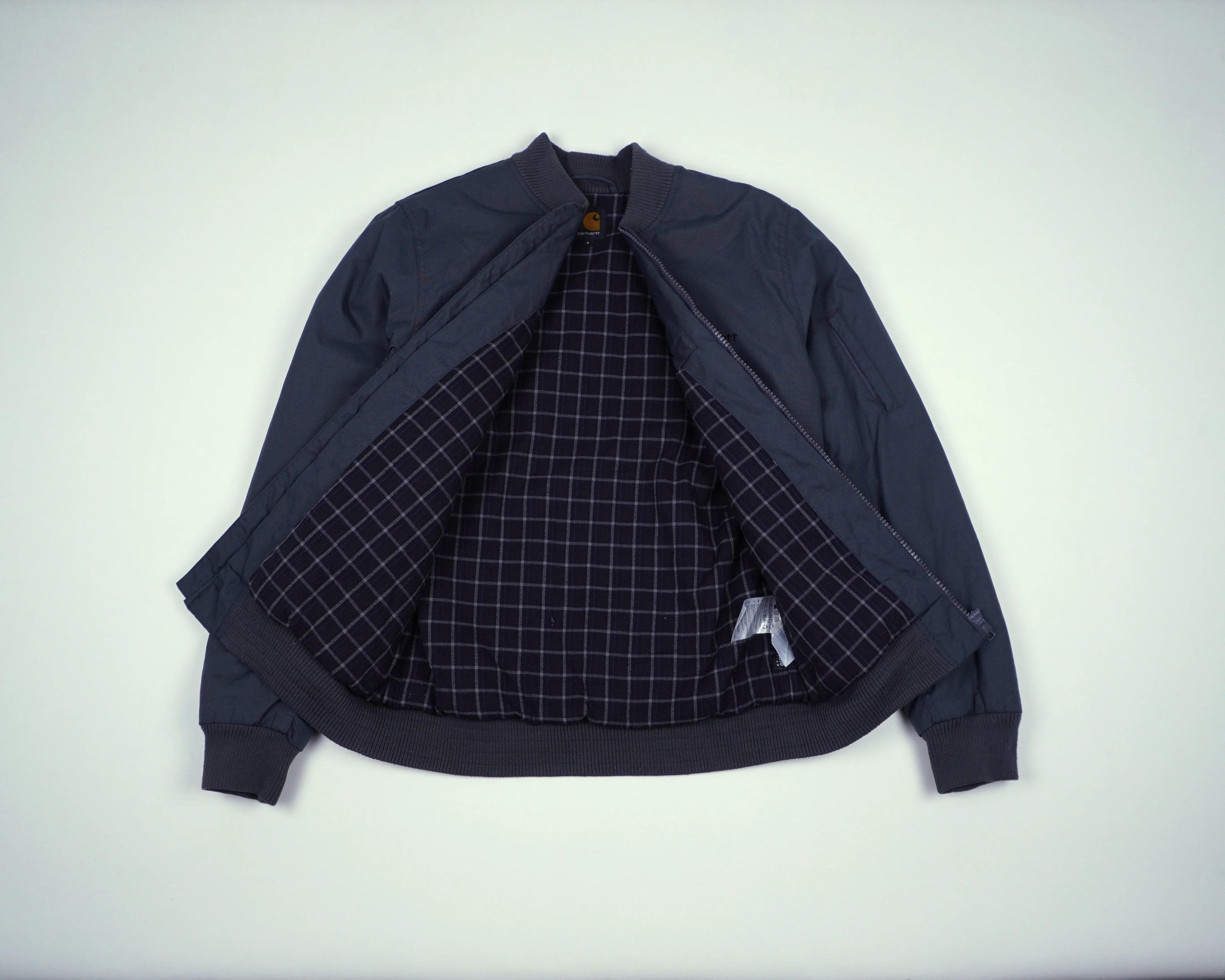 Carhartt Grey Bomber Jacket XS Polyester