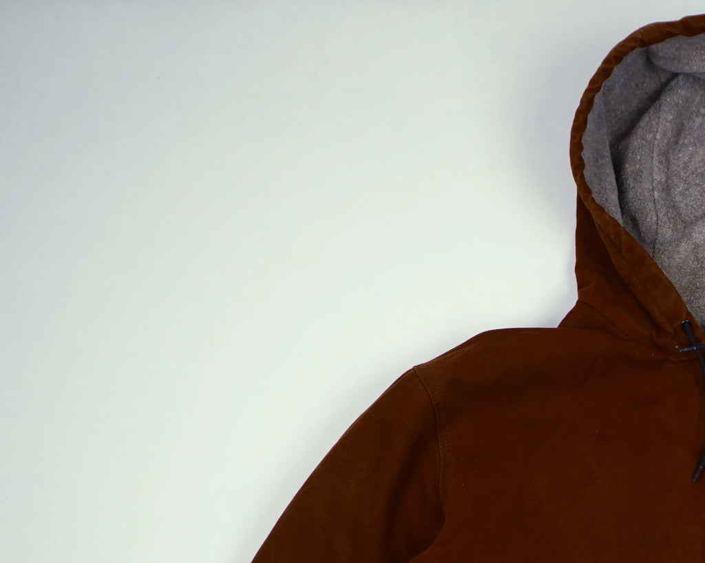 Carhartt Bordeaux Hooded Work Jacket L Canvas