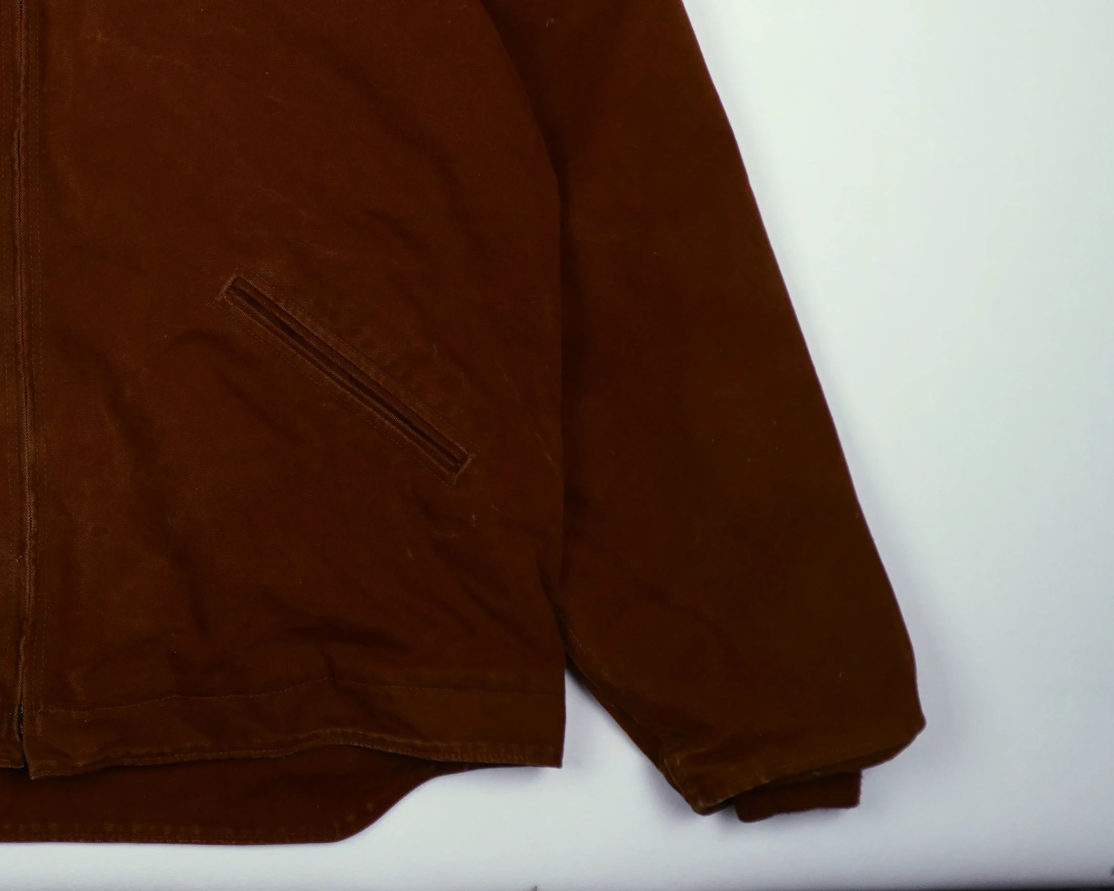 Carhartt Bordeaux Hooded Work Jacket L Canvas