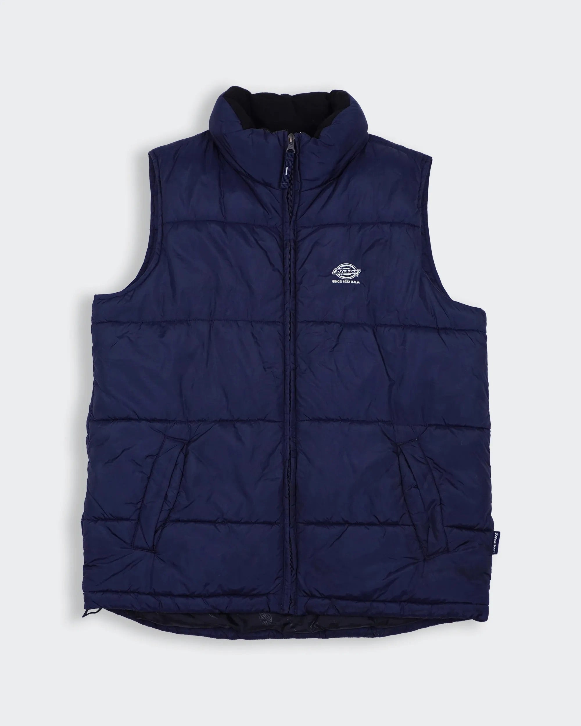 Dickies Navy Puffer Vest XS