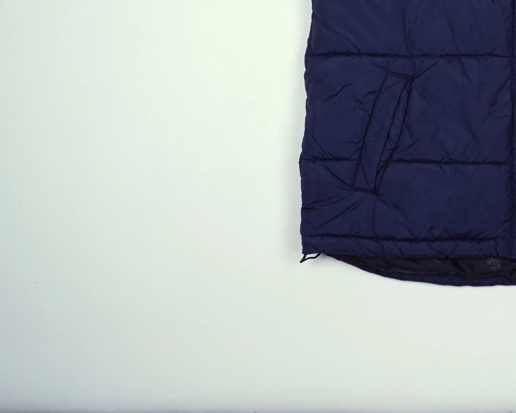 Dickies Navy Puffer Vest XS Polyester