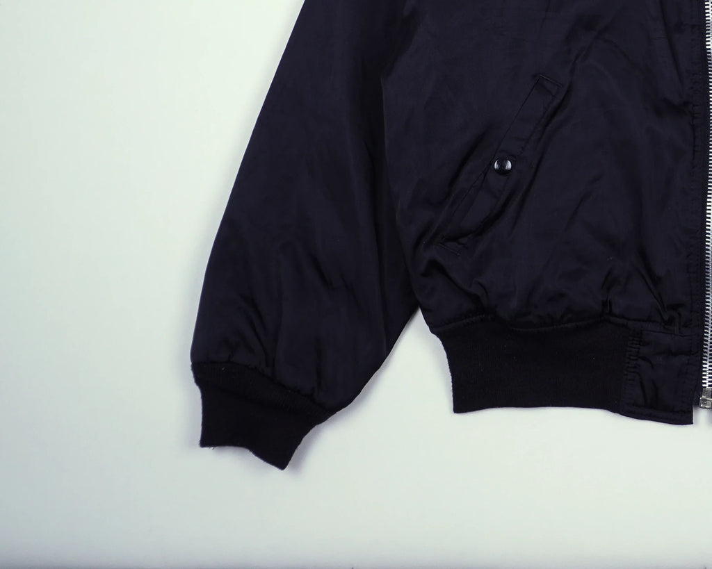 Dickies Black Hooded Shirt Jacket L Nylon