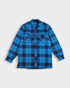 Dickies Blue Hooded Shirt Jacket S Cotton