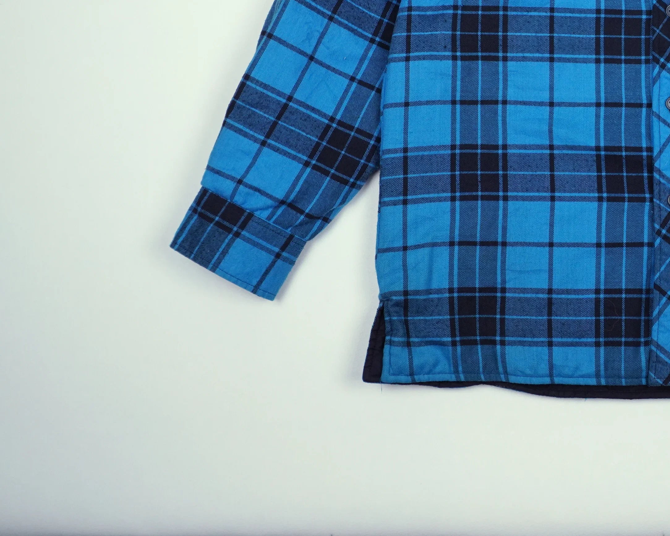 Dickies Blue Hooded Shirt Jacket S Cotton