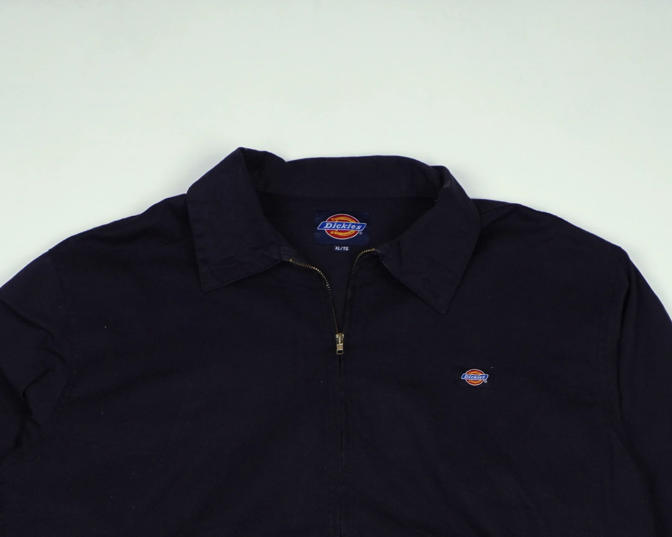 Dickies Black Hooded Shirt Jacket L Cotton