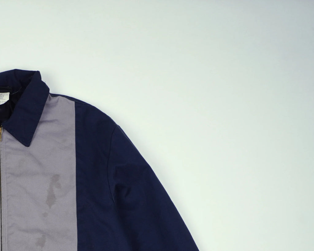 Dickies Blue Hooded Shirt Jacket M Nylon