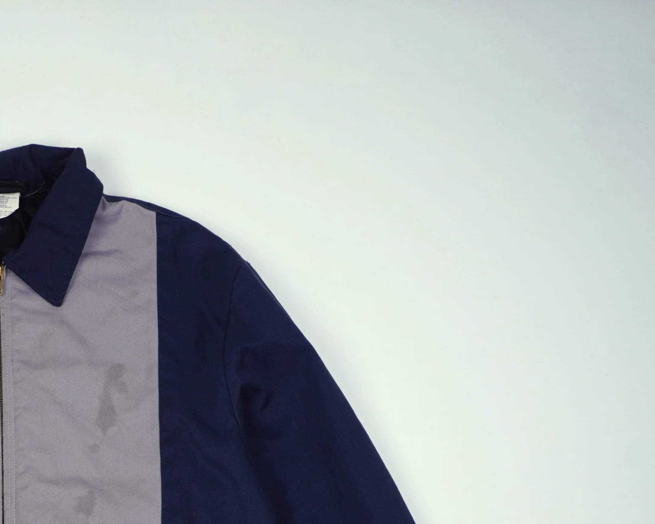 Dickies Blue Hooded Shirt Jacket M Nylon