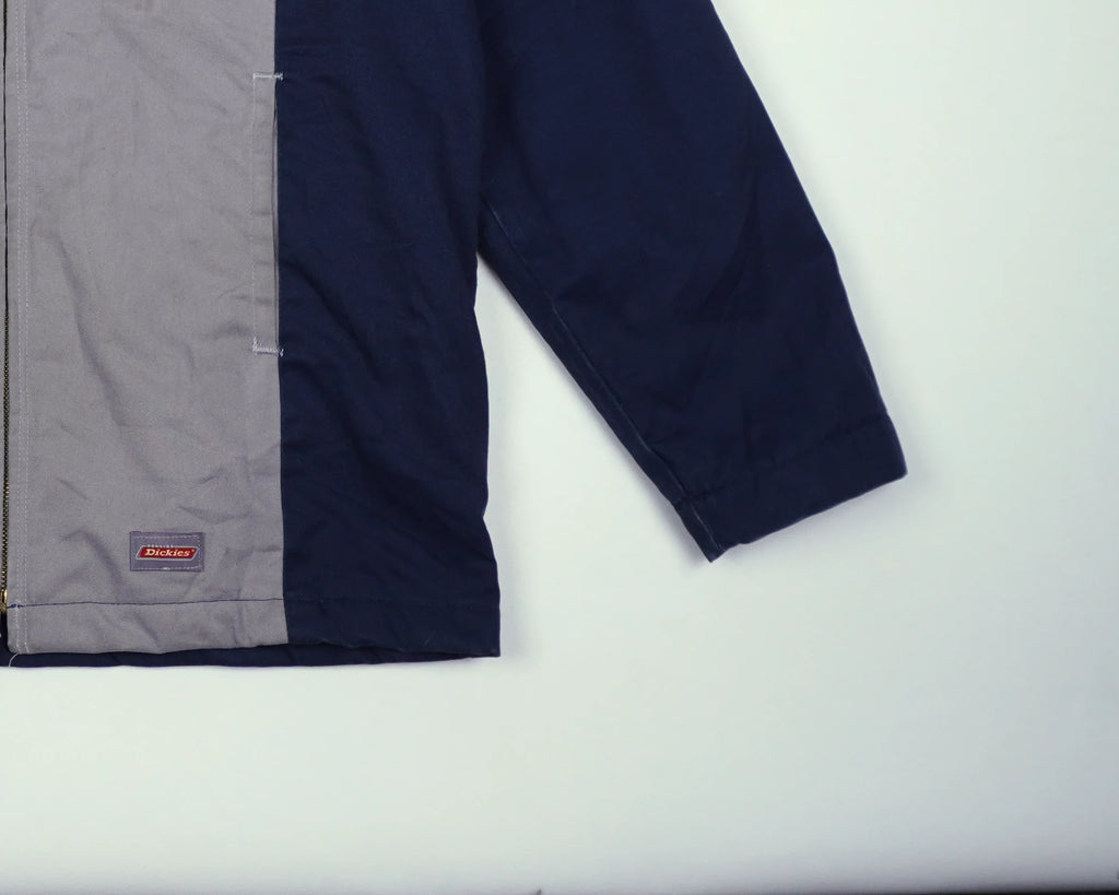 Dickies Blue Hooded Shirt Jacket M Nylon