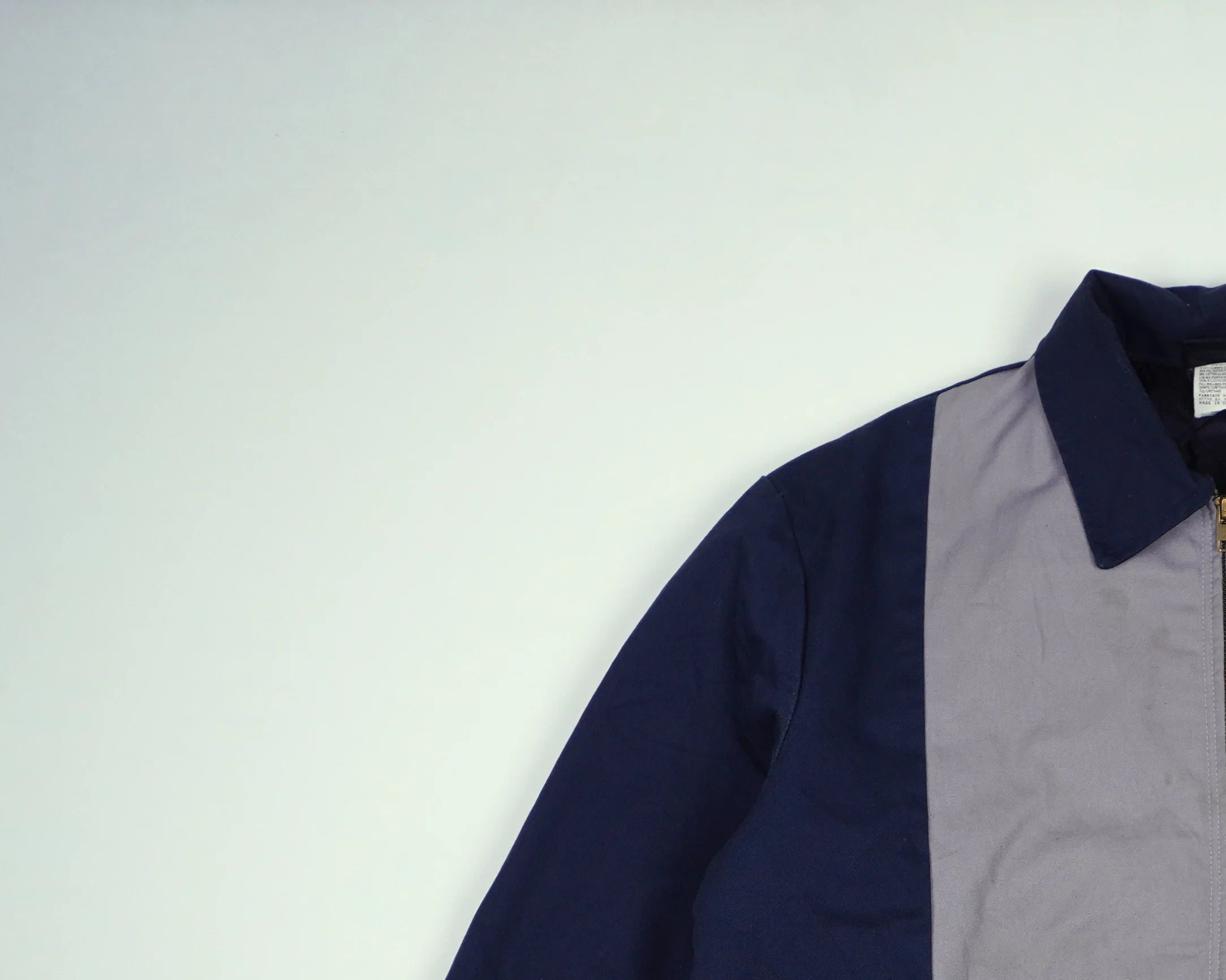 Dickies Blue Hooded Shirt Jacket M Nylon