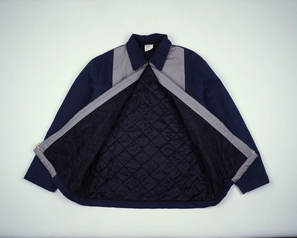 Dickies Blue Hooded Shirt Jacket M Nylon