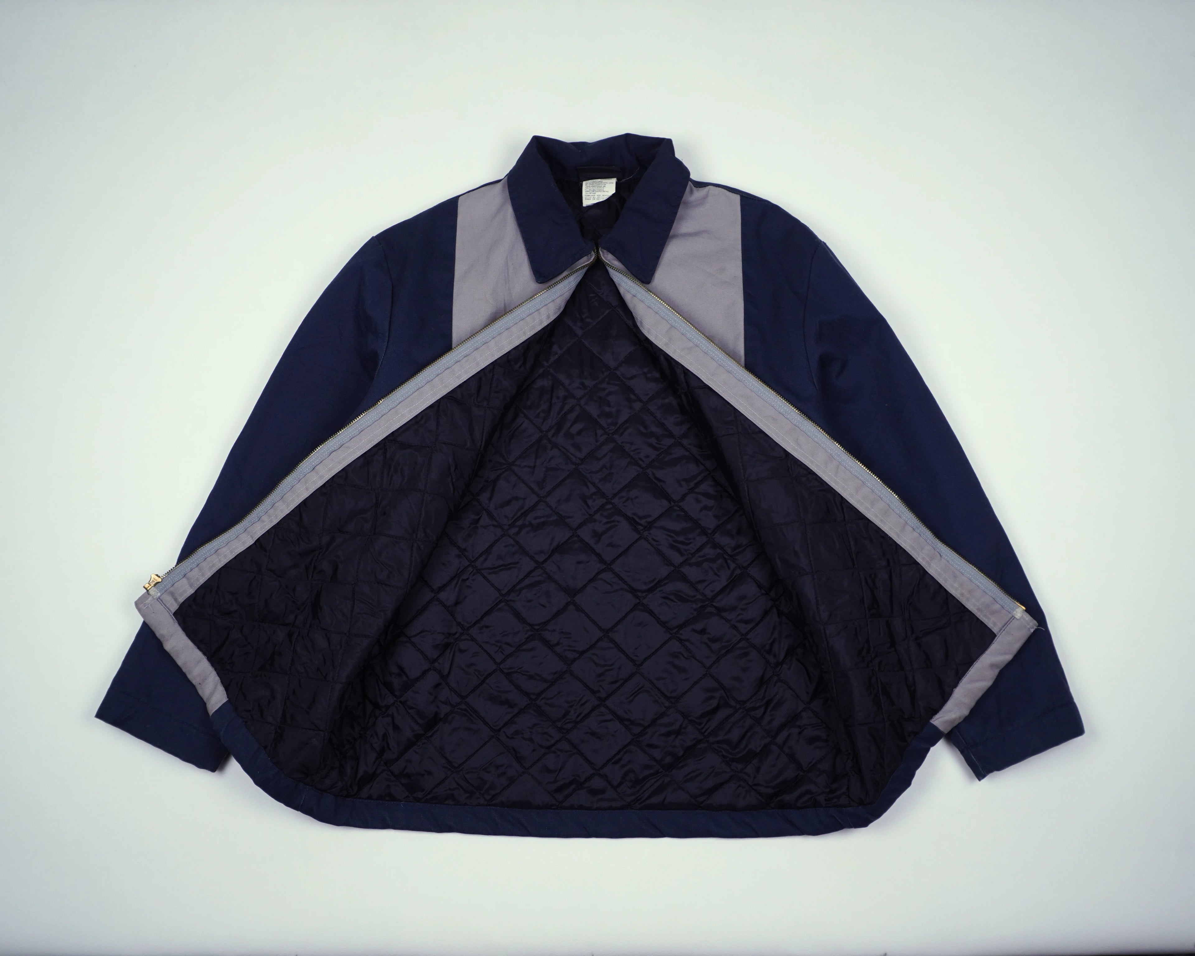 Dickies Blue Hooded Shirt Jacket M Nylon